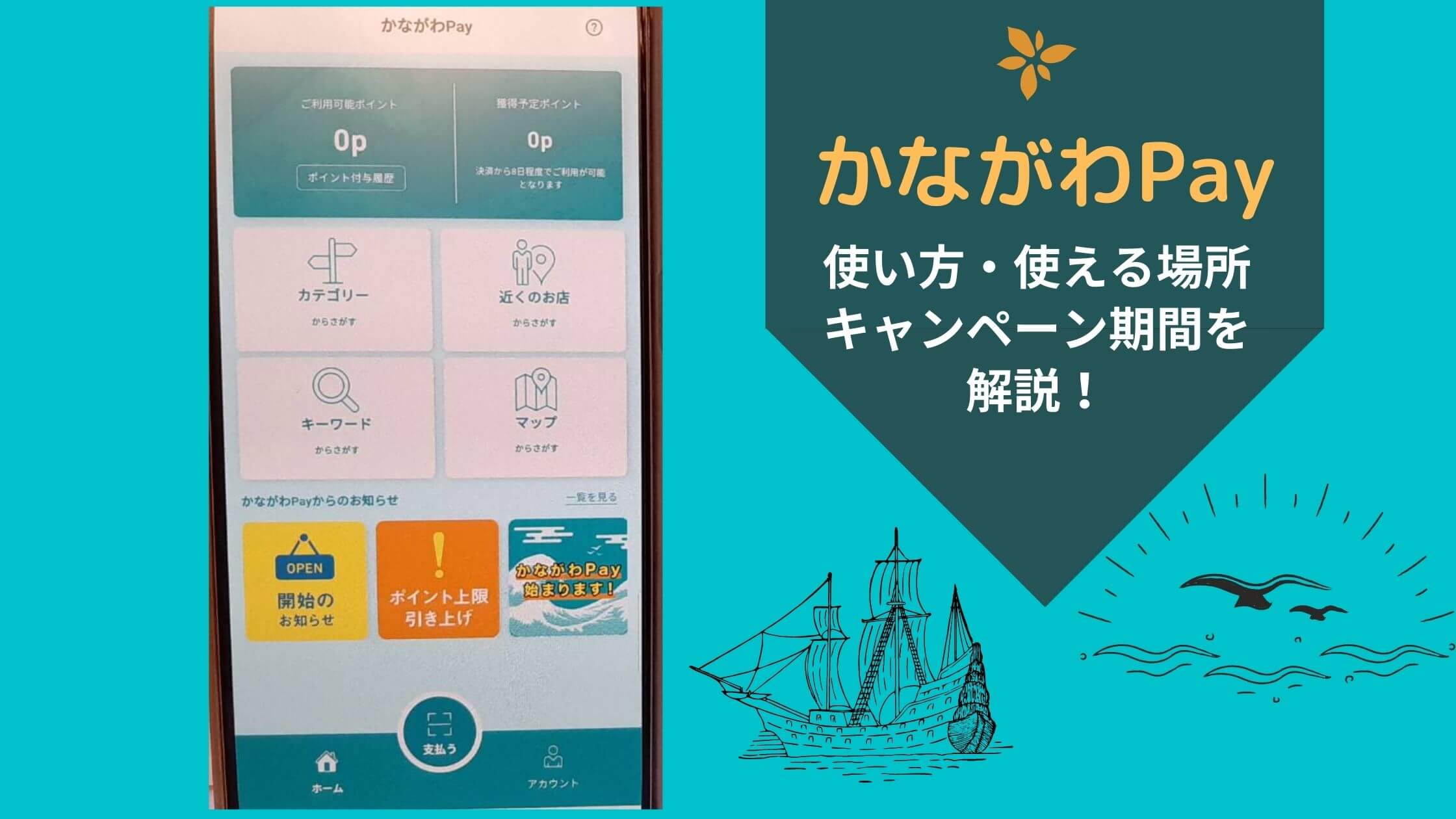 かながわpayの使い方を解説 還元キャンペーンはいつからいつまで Paypayは使える 使えるお店は 都筑で子育て